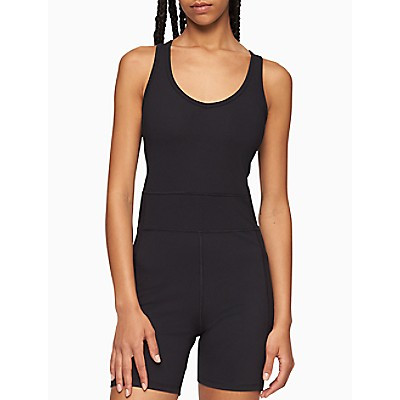 Performance Embrace V-Neck Strappy Unitard | Calvin Klein | Calvin Klein (US)