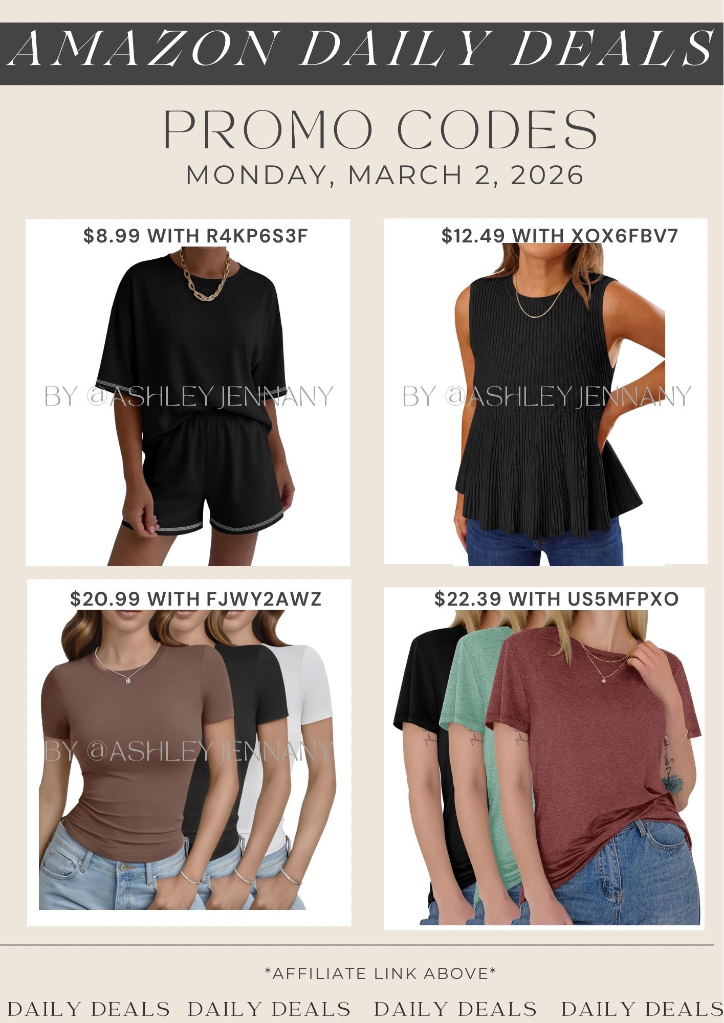 Amazon fashion deals on this lounge set and short sleeve t-shirts 

#LTKSaleAlert #LTKSeasonal #LTKMidsize