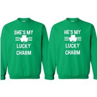 Lucky Charm Couple Sweatshirt St Patricks Day Matching Crewnecks | Etsy (US)