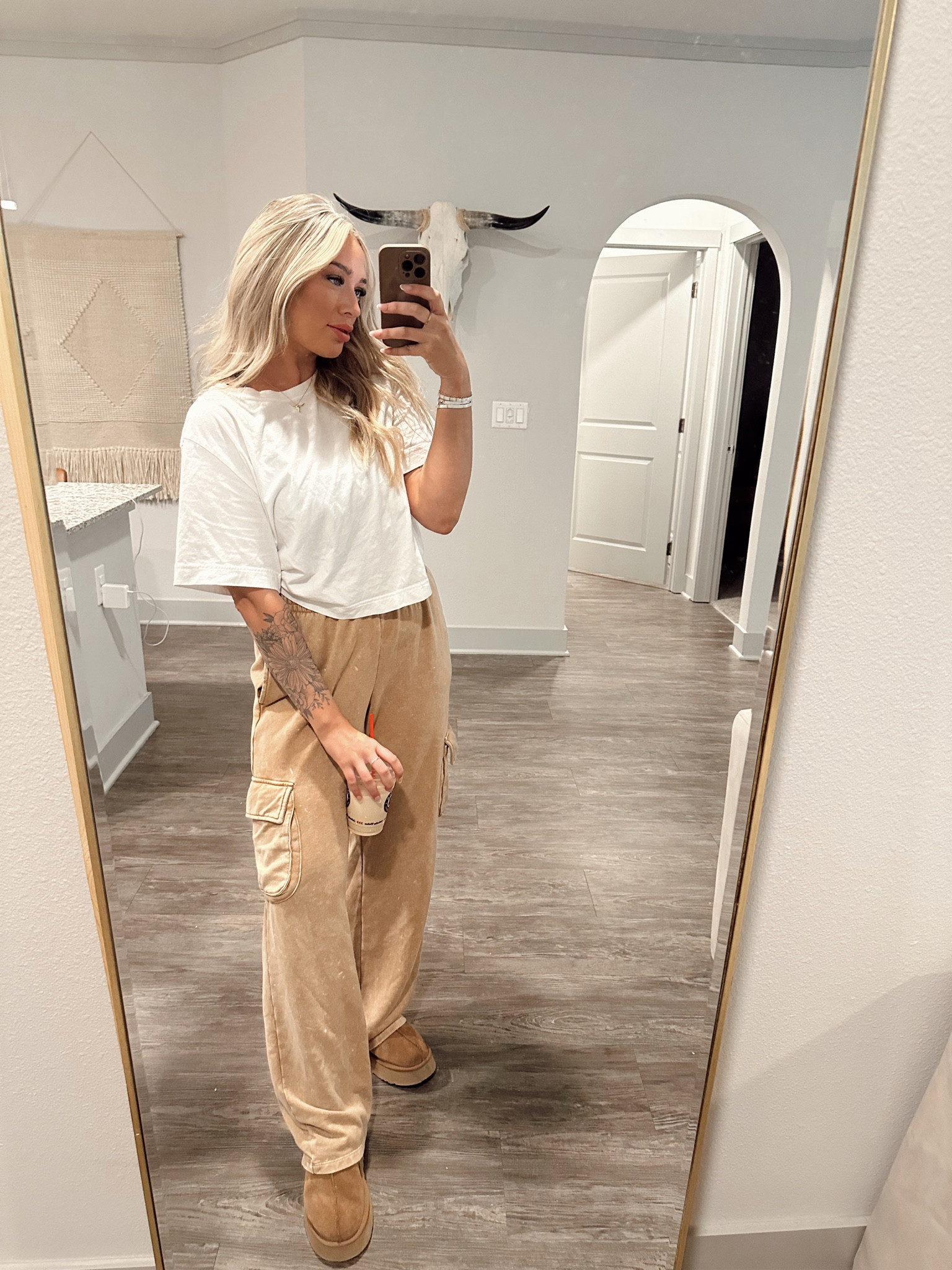 I feel like my person bio for myself should be “Jesus, sweats, tattoos, coffee and baby man” 

But seriously, I’m sure you’ve seen these sweats. And after the 10th time, I finally bought them! RUN 

#LTKSeasonal #LTKbeauty