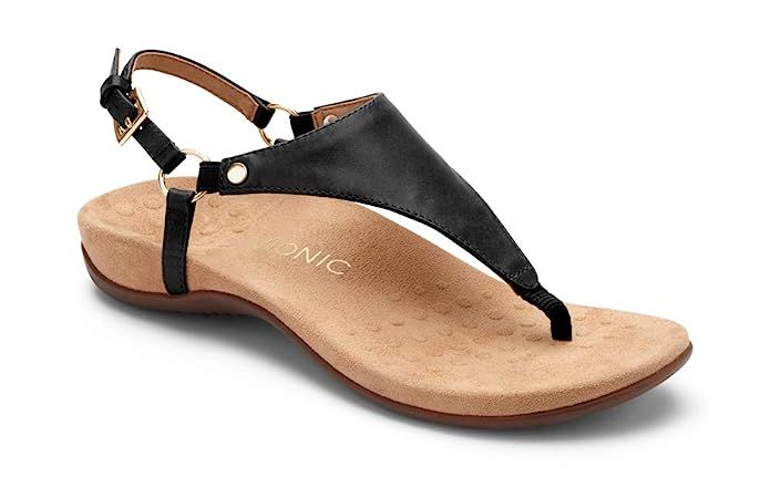 Vionic Women's Rest Kirra Backstrap Sandal - Ladies Sandals with Concealed Orthotic Arch Support | Amazon (US)