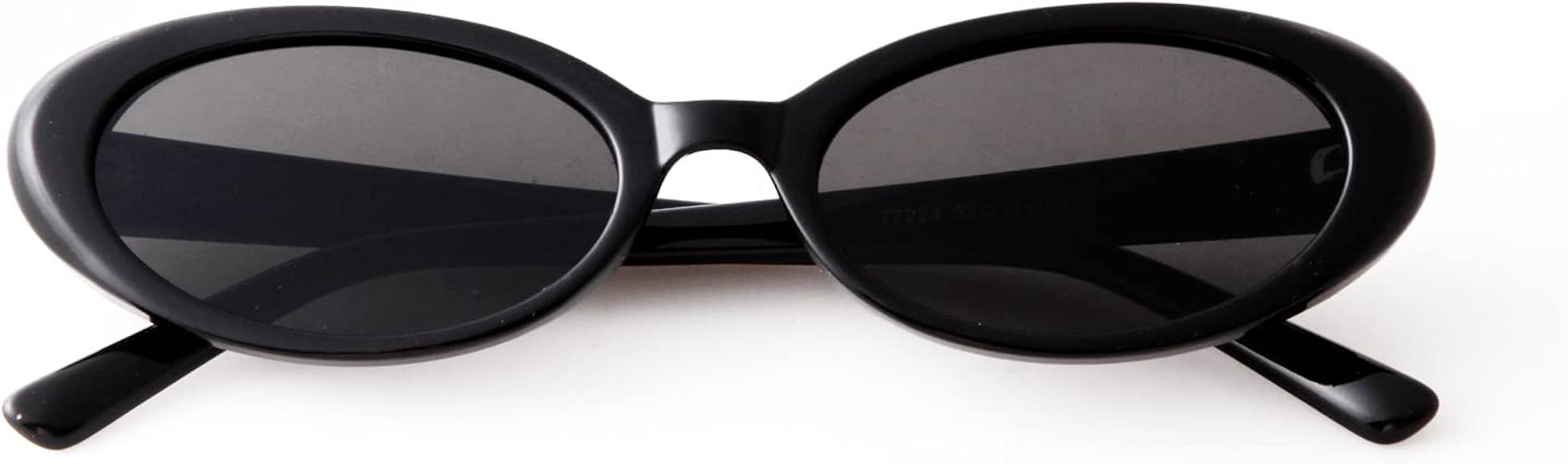 Laurinny 90s Sunglasses for Women Men Retro Oval Sunglasses Glasses | Amazon (CA)