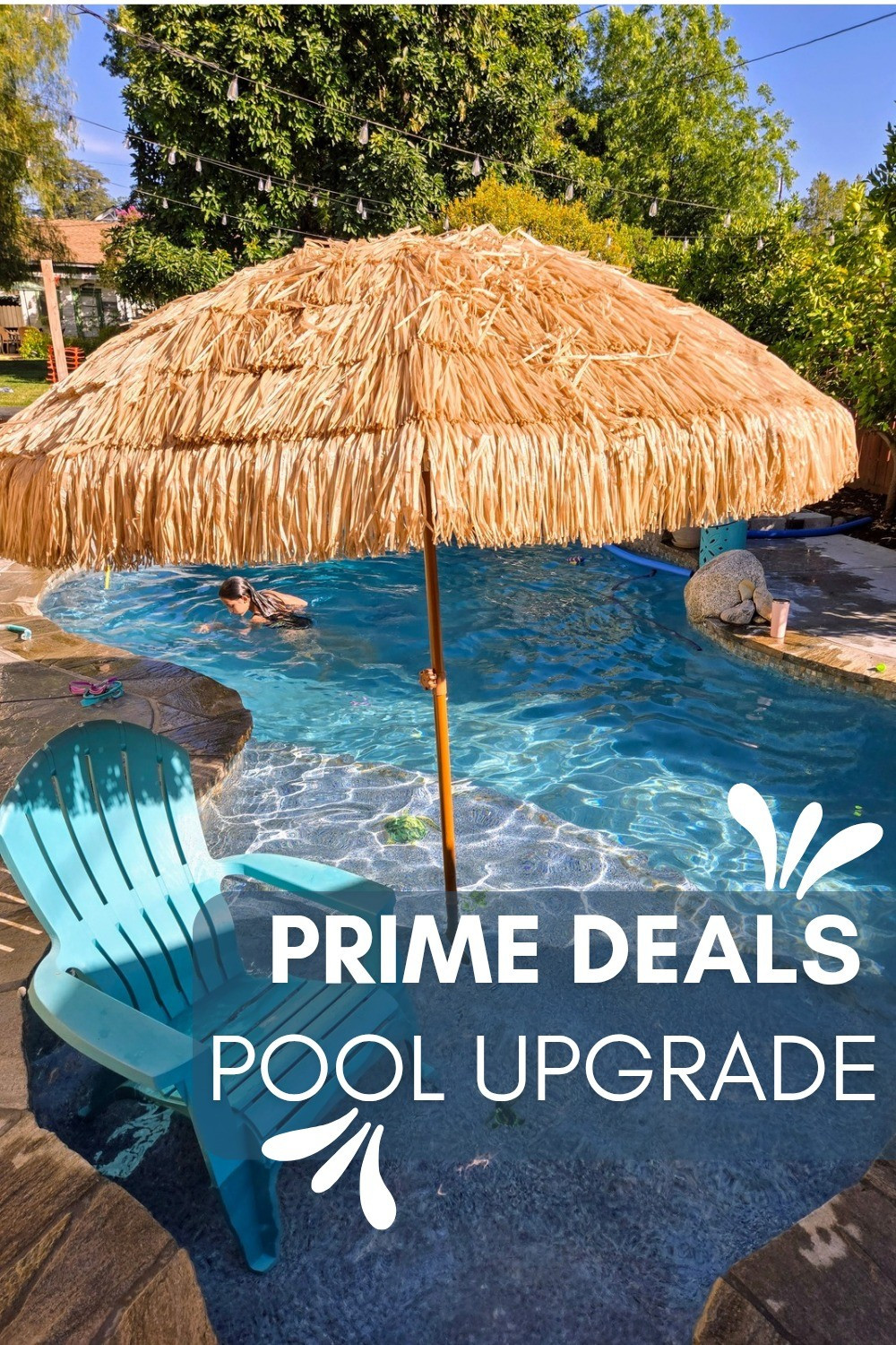 Poolside upgrade Amazon Prime deal. Tiki umbrella, lounge chair, solar lights. Tropical poolside party

#LTKSeasonal #LTKSaleAlert #LTKHome