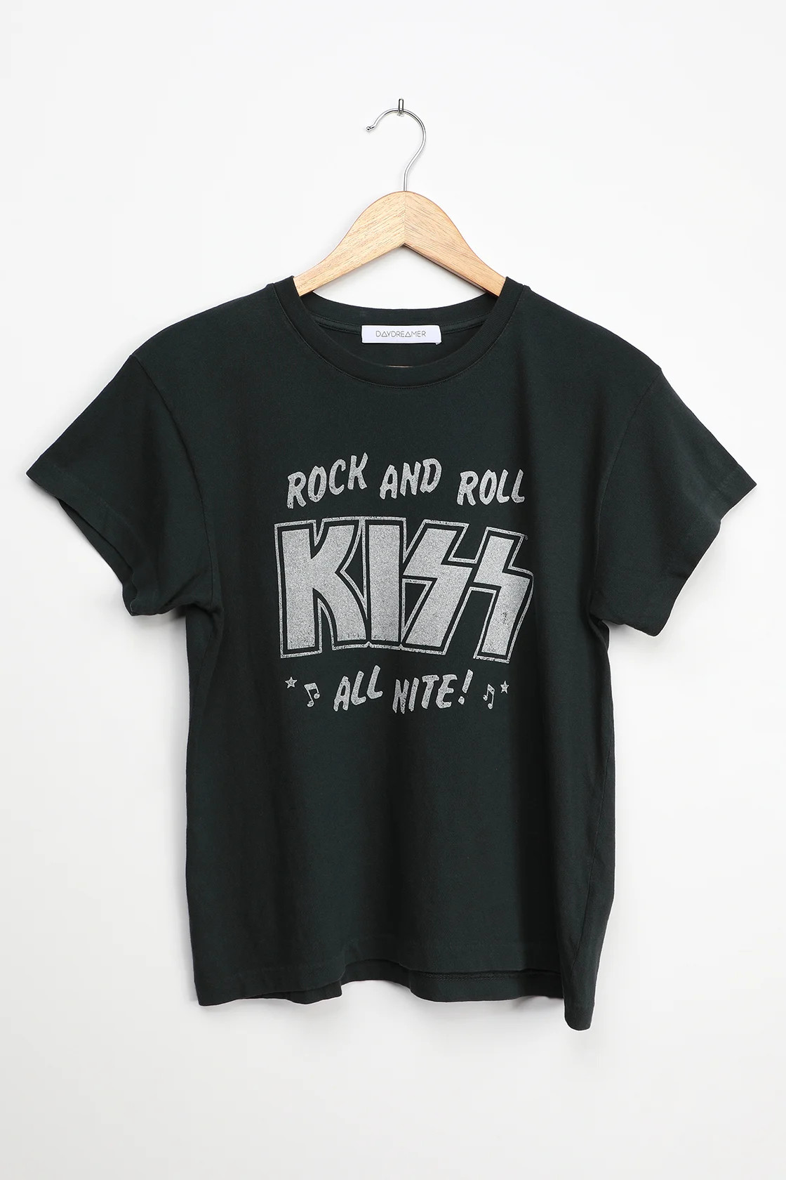 Kiss All Nite Tour Washed Black Graphic Tee | Lulus (US)