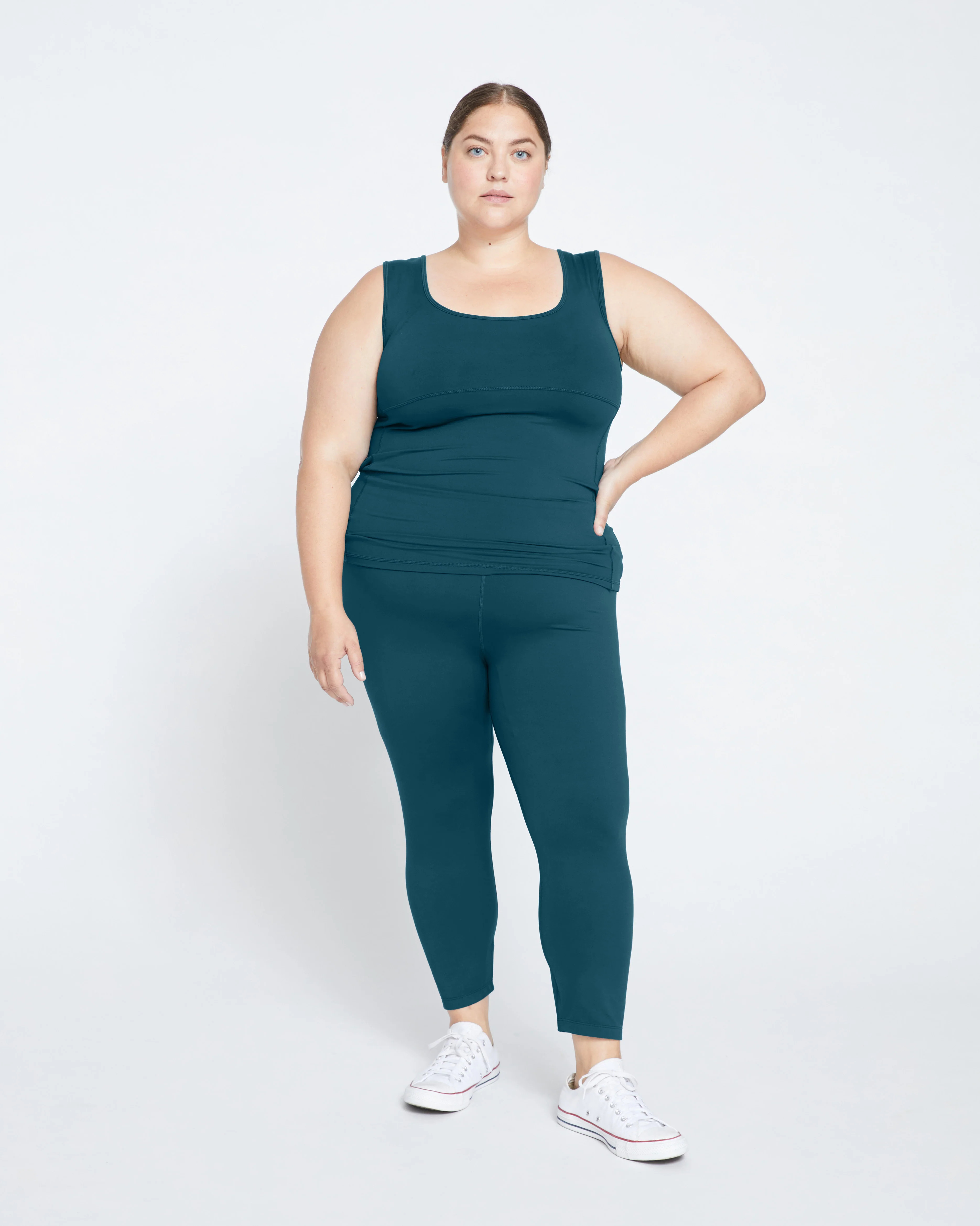 Next-to-Naked Cropped Legging - Deep Sea | Universal Standard