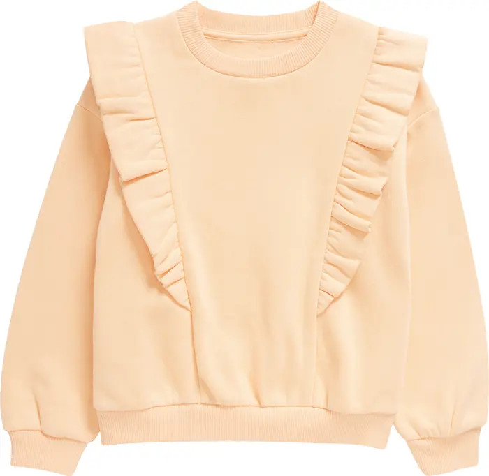Tucker + Tate Kids' Ruffle Fleece Sweatshirt | Nordstrom | Nordstrom