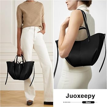 Juoxeepy Work Bag Faux Leather Tote Bag for Women Trendy Handbag Purse Fall Shoulder Bag with Mag... | Amazon (US)