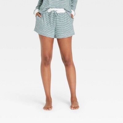 Women's Striped Perfectly Cozy Lounge Shorts - Stars Above™ | Target