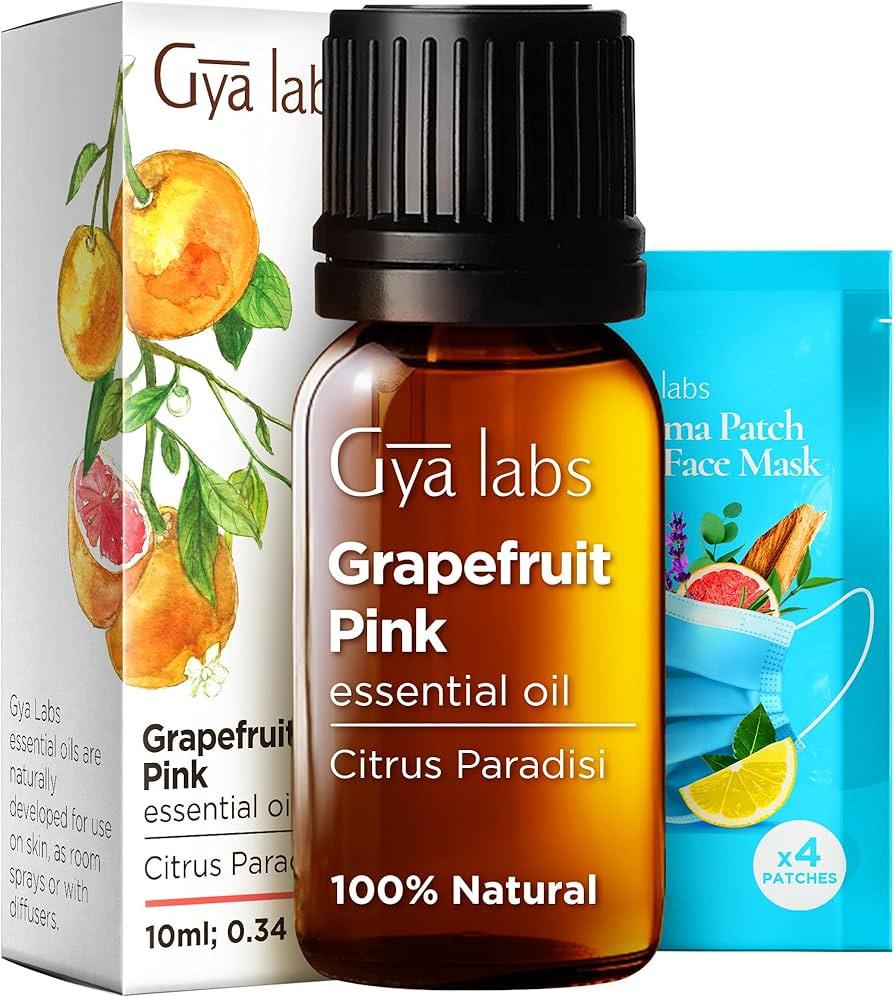 Gya Labs Grapefruit Essential Oil for Diffuser Face Aromatherapy - 100% Natural Grapefruit Oil fo... | Amazon (US)