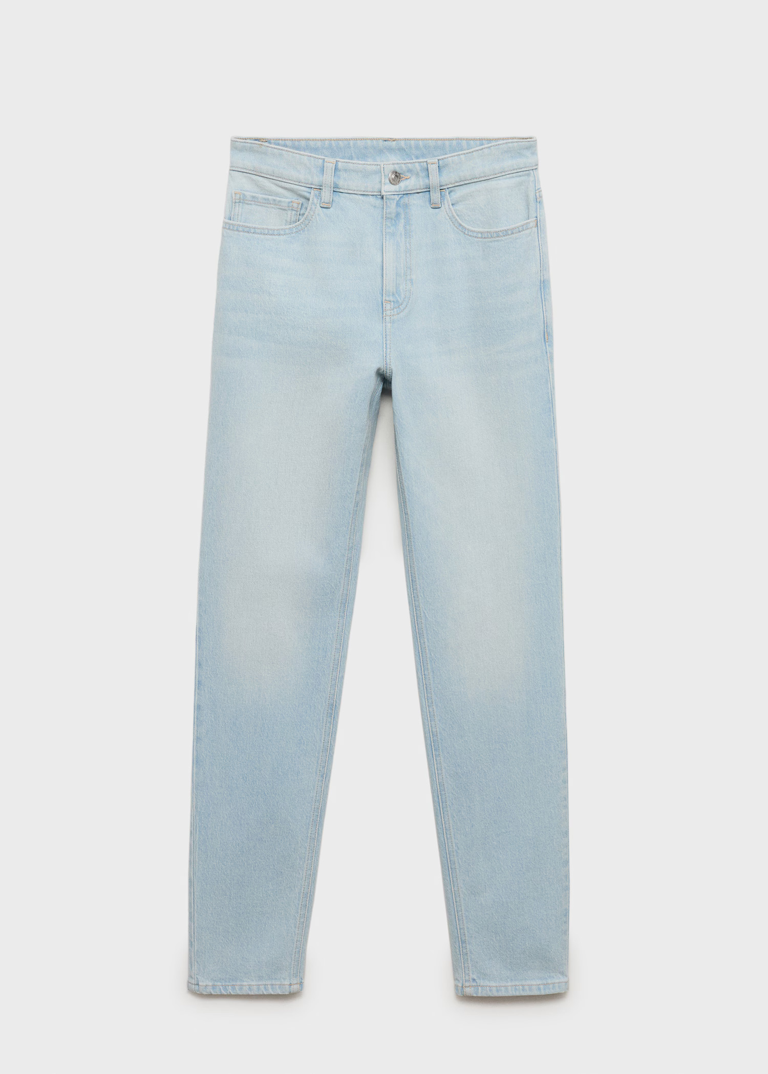 Newmom comfort high-rise jeans - Women | MANGO United Kingdom | MANGO (UK)