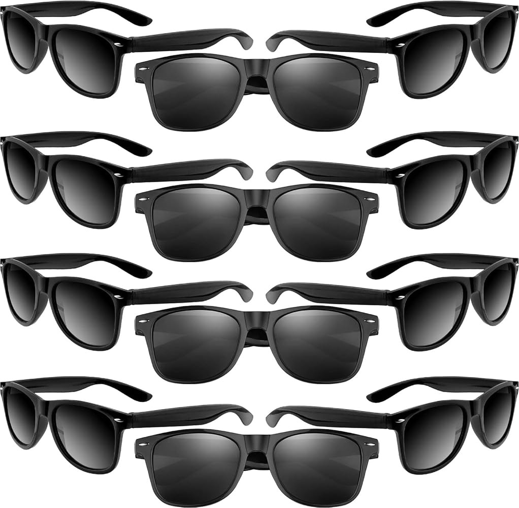 MIAHART 12 Pack Kids Party Sunglasses Bulk Summer Party Favors Retro Glasses for Boys and Girls B... | Amazon (US)