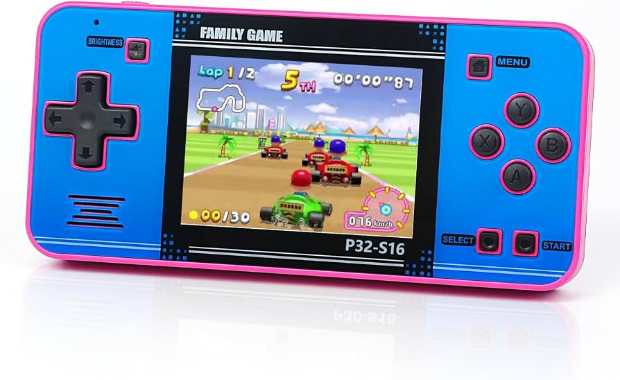 Handheld Game for Kids ，Built-in 220 32-bit Video Games, 3.0” IPS Screen, Rechargeable Portab... | Amazon (US)