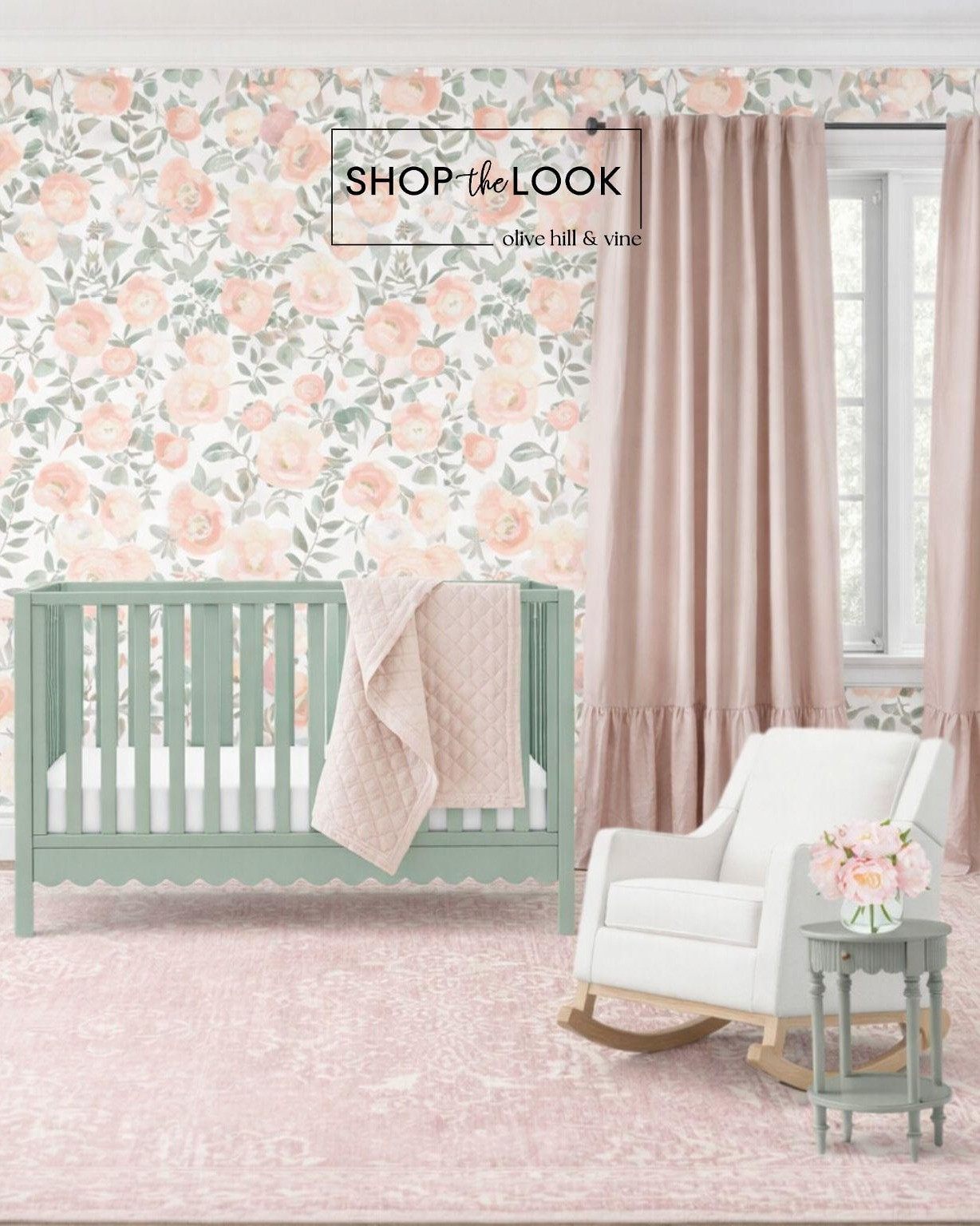This nursery is everything. Soft florals, a sage crib, and layered blush tones create a fresh, calming feel, while the mix of textures adds depth. It’s light, airy, and beautifully balanced from every angle. 

 

#LTKHome #LTKBaby #LTKBump