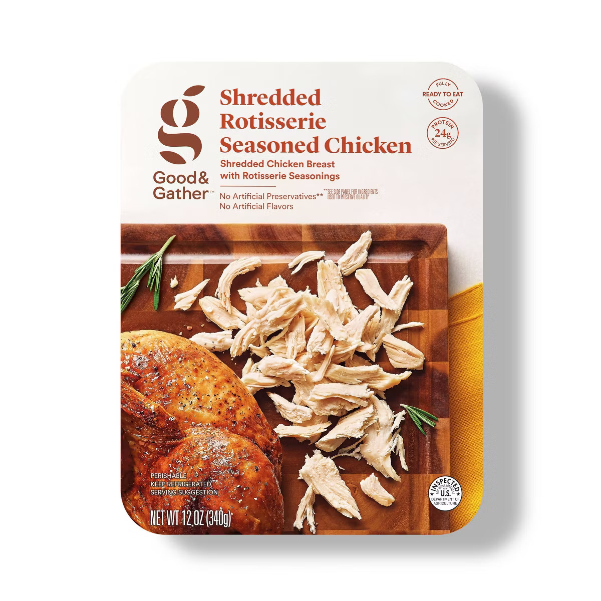 Shredded Rotisserie Seasoned Chicken - 12oz - Good & Gather™ | Target