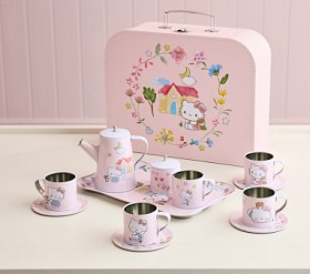 Hello Kitty® Tin Tea Set | Pottery Barn Kids