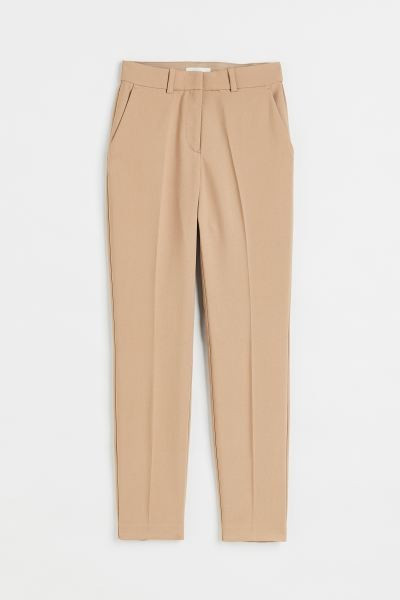 Slacks - Beige - Ladies | H&M US | H&M (US + CA)