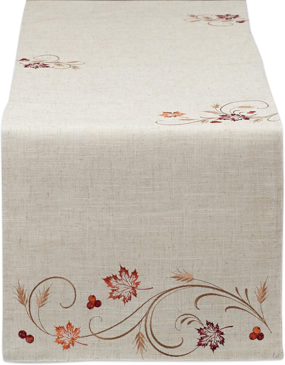 DII Fall Table Decorations Indoor Décor, Thanksgiving, Table Runner, 14x108, Autumn Wheat | Amazon (US)