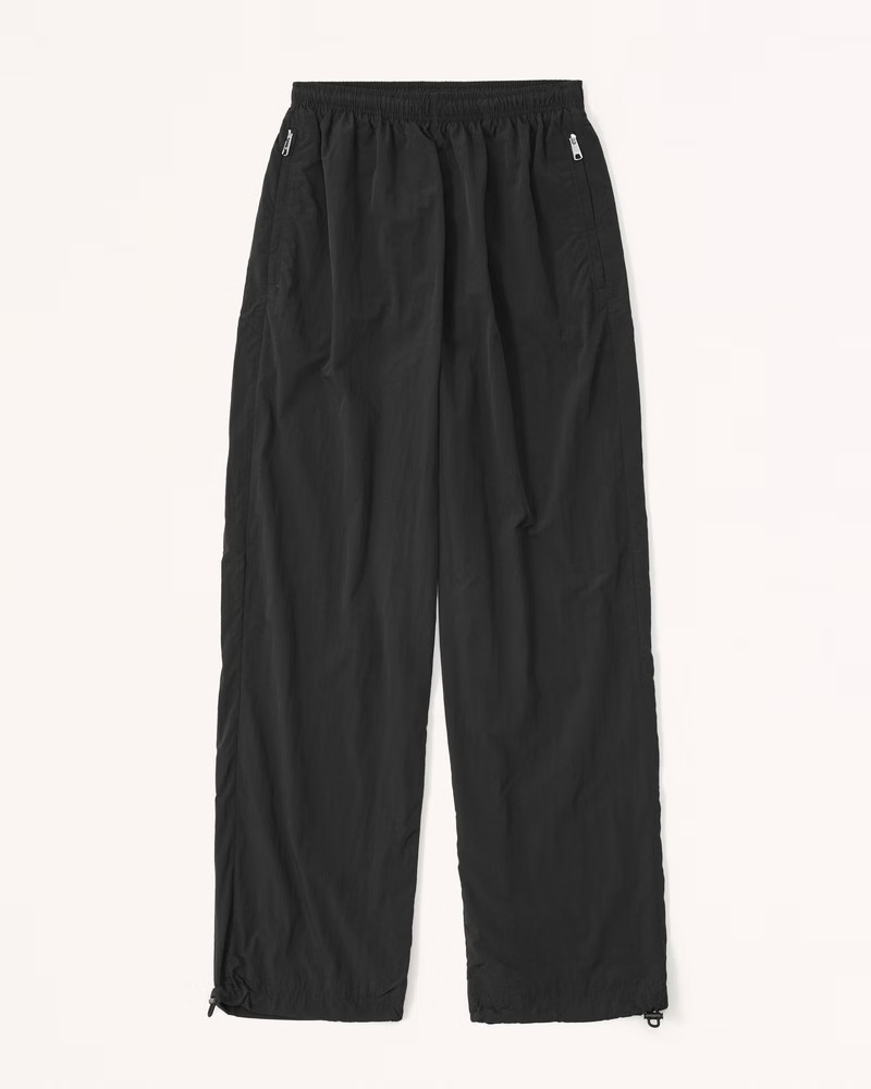 Crinkle Nylon Track Pant | Abercrombie & Fitch (US)