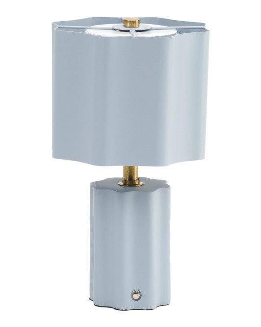 6.5x11 Rechargeable Cordless Scalloped Table Lamp | Furniture & Lighting | Marshalls | Marshalls
