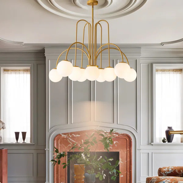 10 - Light Sputnik Glass Bubble Chandelier | Wayfair North America