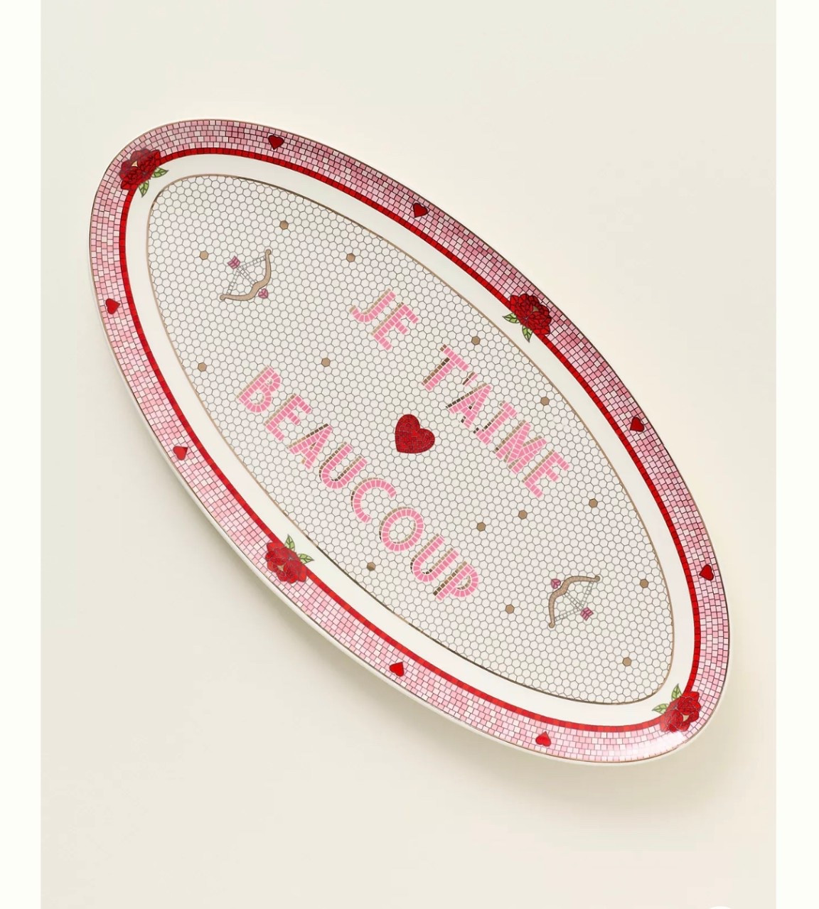 Obsessed with this new Valentine’s Day platter at Anthropologie 
Serving dishes for Galentine’s and winter parties 
French themed dining room and kitchen decor 