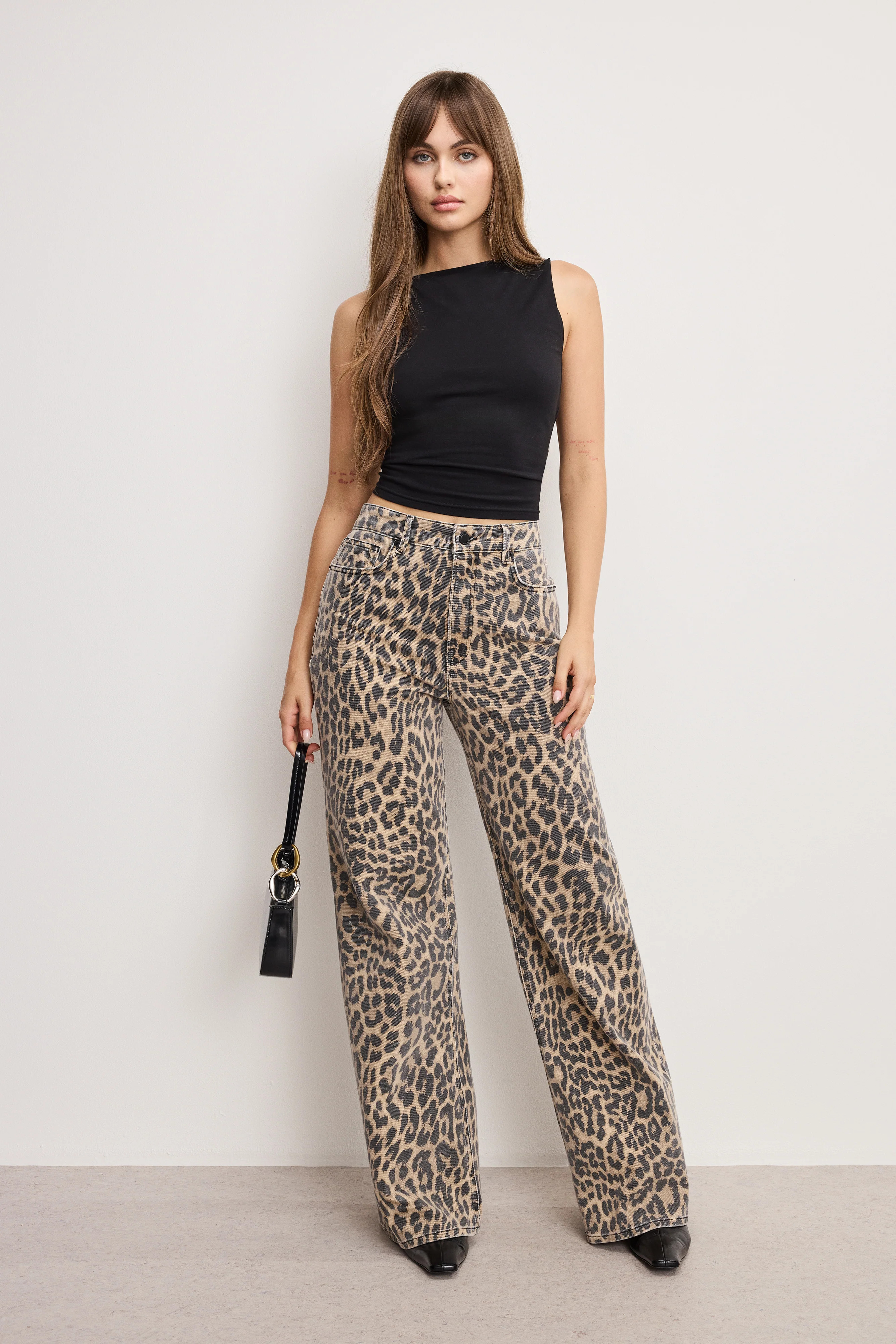 GOOD EASE LEOPARD JEANS | LUCKY LEOPARD001 - GOOD AMERICAN | Good American