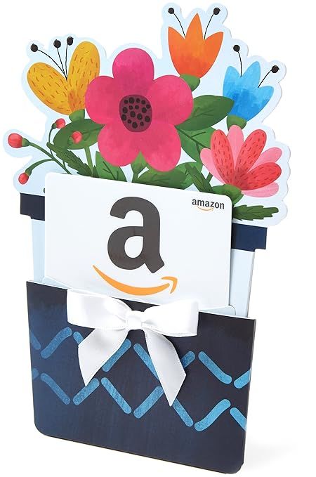 Amazon.com Gift Card for Any Amount in a Flower Pot Reveal (Classic White Card Design) | Amazon (US)