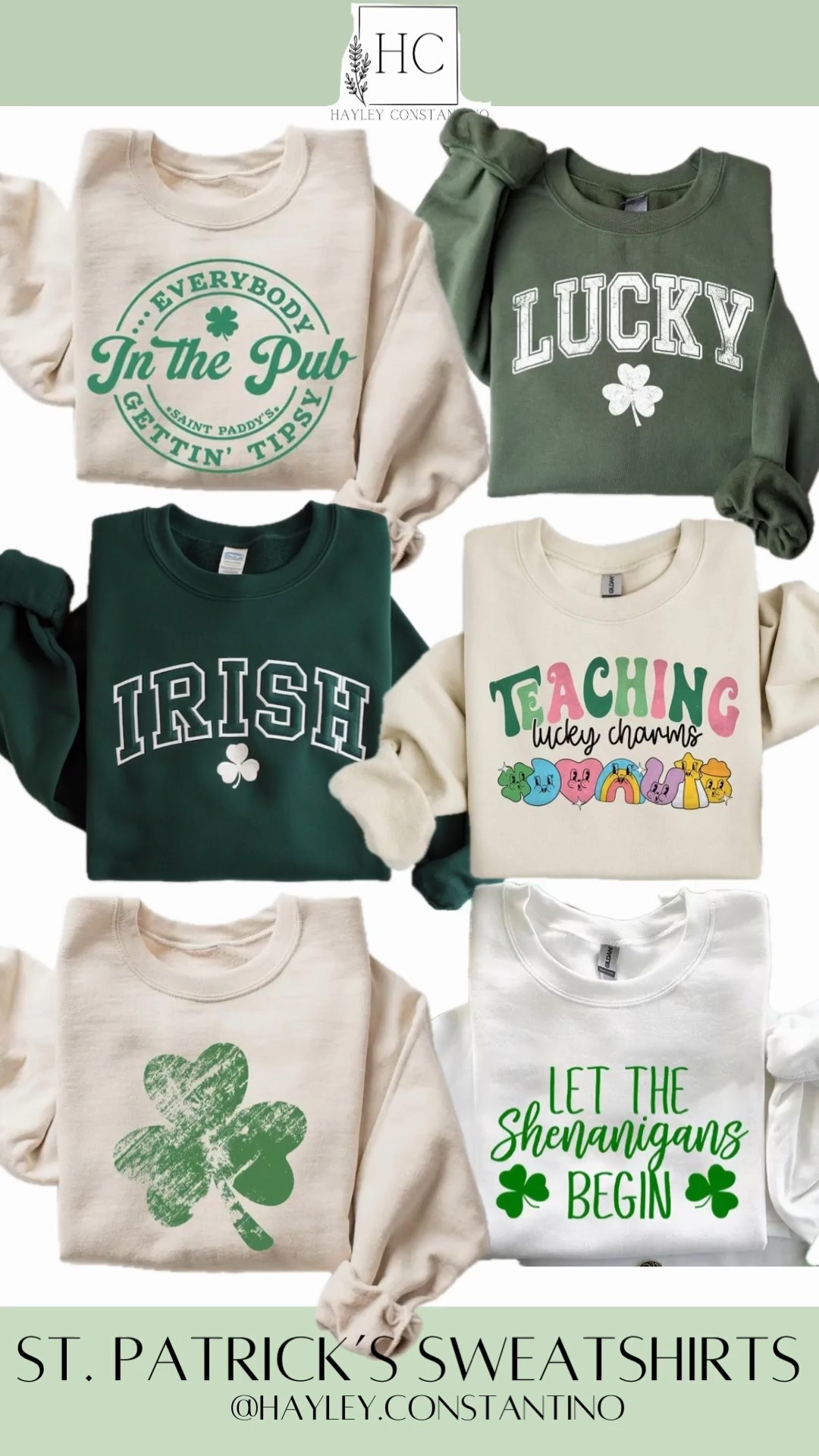 Well now—this look is pure luck o’ the stylish. It’s that effortless Irish-girl magic where cozy meets cute and “I just threw this on” somehow turns into ten compliments before coffee. Playful, comfy, and just cheeky enough to feel festive without screaming leprechaun costume, this piece is basically your go-to for feeling cute while still living your real life. Sláinte to looking adorable with minimal effort.
It’s the kind of outfit that says, “Yes, I celebrate St. Patrick’s Day… but I also celebrate comfort, style, and looking fabulous while doing errands.”

When & Where to Wear It:

St. Patrick’s Day festivities (school drop-off, parade watching, green beer optional 🍺)
Casual brunch with the girls
Coffee runs when you want to feel festive but chill
Weekend errands when leggings alone just won’t do
Cozy nights in with a Bailey’s-inspired dessert moment
What to Wear It With:
Classic white sneakers for an everyday, mom-on-the-go vibe
Ankle boots or chunky loafers if you’re feeling a bit extra lucky
Gold hoops or simple studs for that subtle Irish glow
A denim jacket or neutral trench when the weather’s being… well, Irish
Crossbody bag or tote so you’re hands-free and fabulous
Why You Need It:
Because it’s festive without trying too hard, flattering on women of all ages, and comfy enough to wear all day—no pinching, no fuss, no bad craic. This is the kind of piece you’ll keep reaching for long after the shamrocks are packed away.
Go on now… consider this your sign from the fashion gods ☘️


#LTKmomlife #LTKSeasonal #LTKU