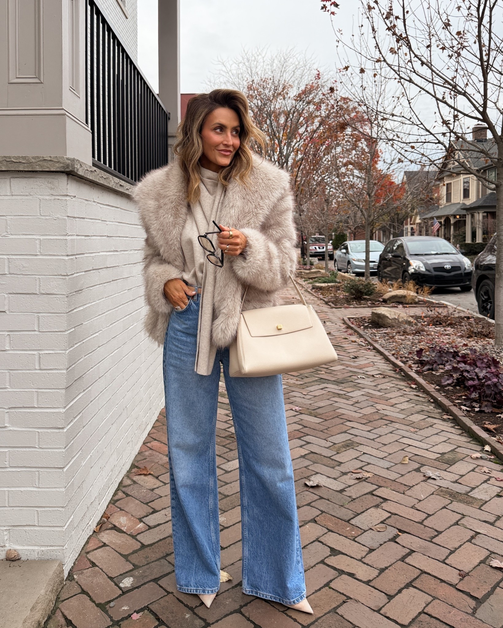 What I’m wearing to the office today! Every piece of clothing on Black Friday cyber sale! Jeans 25, sweater small and fir medium! 
Thanksgiving outfit idea 

#LTKCyberWeek #LTKSaleAlert #LTKootd