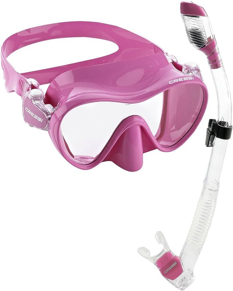Cressi Italian Boutique Collection - Tempered Glass Lens Frameless Scuba Snorkeling Dive Mask - S... | Amazon (US)