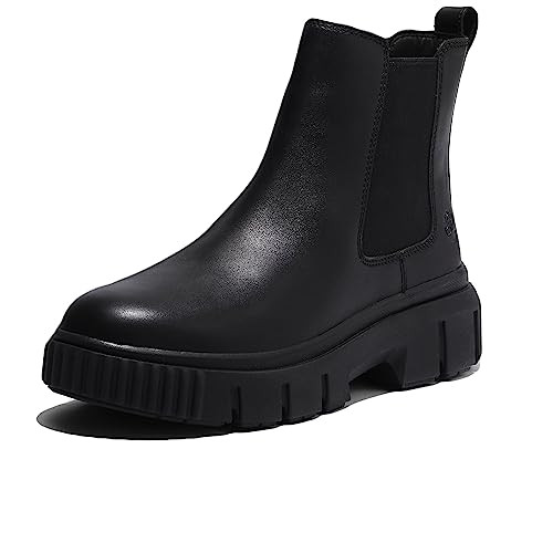 Timberland Women's Greyfield Chelsea Boots, Black Full Grain, 9.5 | Amazon (US)