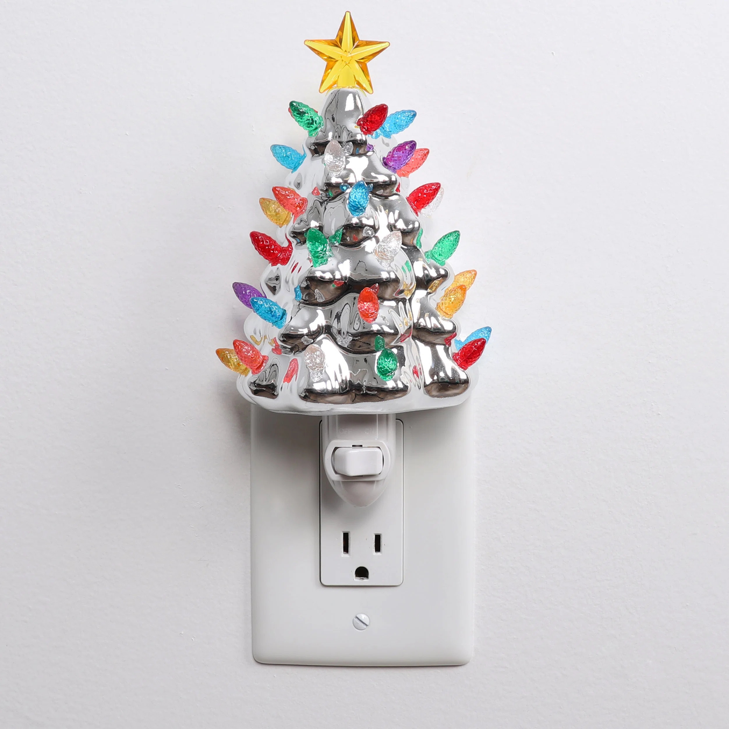 Christmas Lamp Night Light - Christmas Tree Night Light - Ceramic Christmas Tree | Wayfair North America