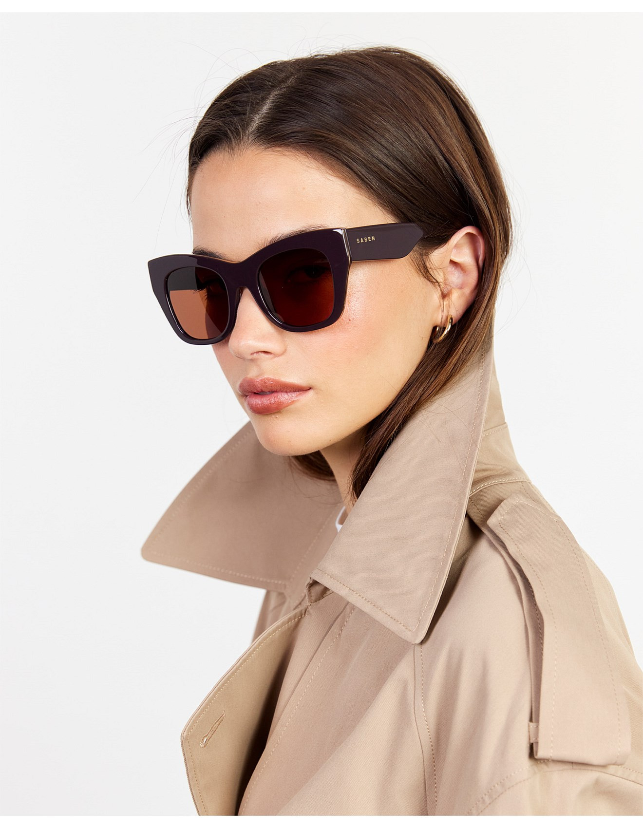 Sloane Sunglasses Espresso | David Jones (Australia & New Zealand)