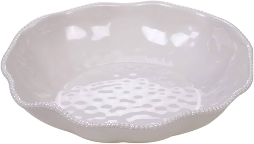 Perlette Cream Large Serving Bowl 13.75" x 2.75" | Amazon (US)