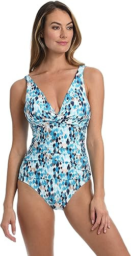 La Blanca Women's Standard Over The Shoulder Tankini Swimsuit Top | Amazon (US)