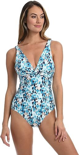 La Blanca Women's Standard Over The Shoulder Tankini Swimsuit Top | Amazon (US)