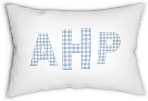Custom Name & Initial Throw Pillow Personalized Kids Pillow Nursery Décor Cushion with Letters F... | Amazon (US)