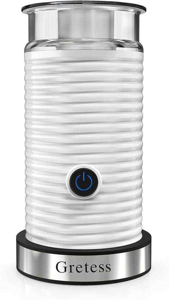 GRETESS Milk Frother, Coffee Frother with Two Whisks for Frothing and Heating Milk, Stainless Ste... | Amazon (US)