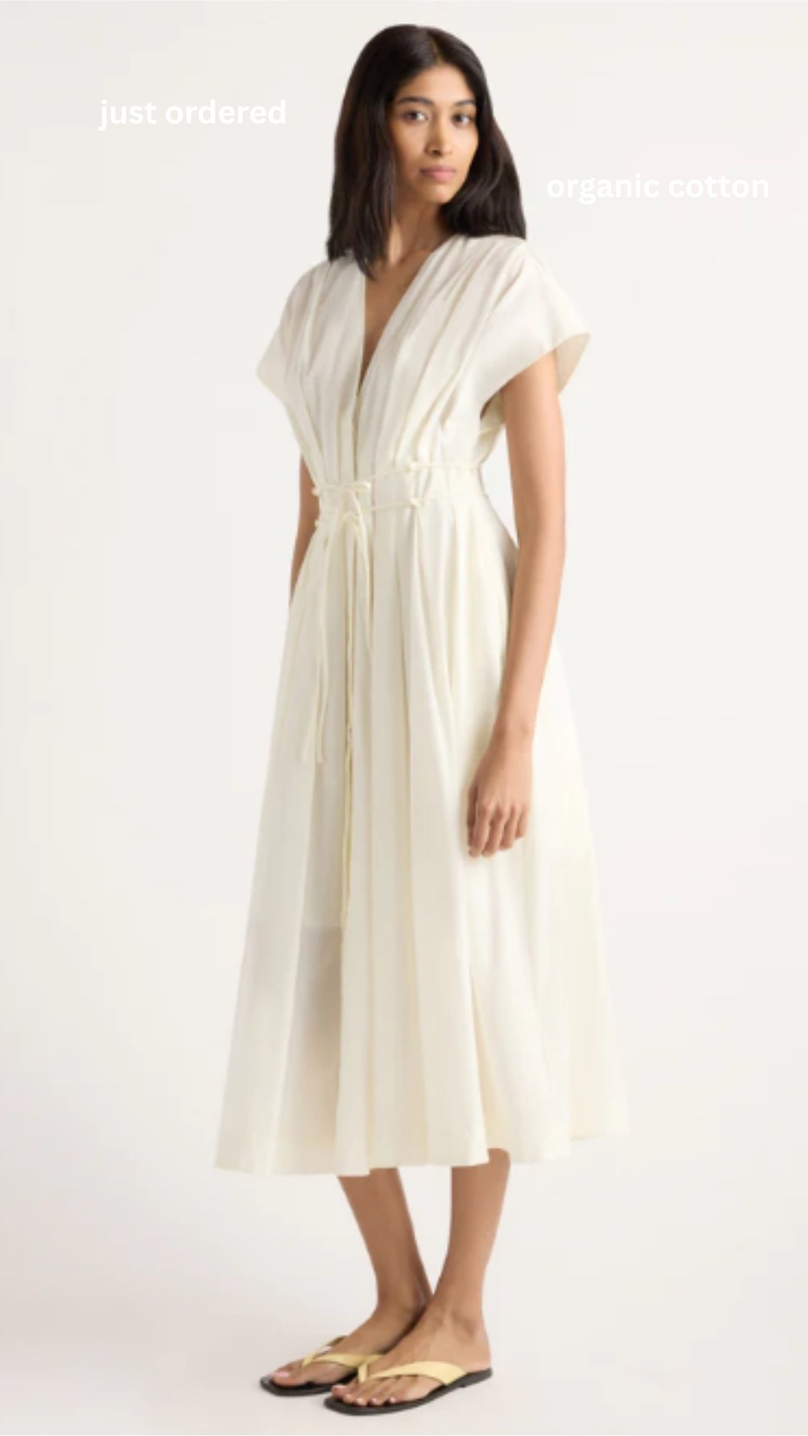 @Modern Citizen just found this stunning organic cotton midi dress

Organic cotton dress, summer dress, midi dress, flowy dress, white dress, organic cotton clothing, OOTD, travel outfits , modern citizen, summer fashion, elegant style , chic outfits

#LTKootd #LTKTravel #LTKWedding