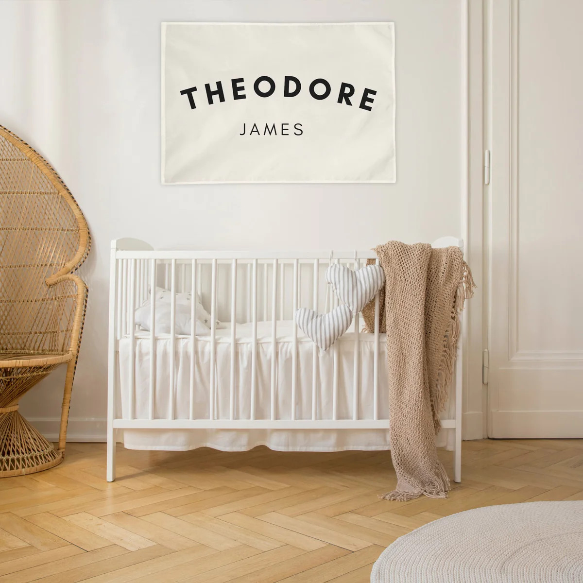 Custom Baby Name Flag | The Little Lemons Company
