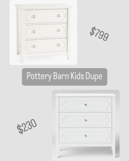 Nursery furniture, girls nursery, boys nursery, kids room, toddler room, pottery barn kids dupe, pottery barn dupe, target find, white chest, white dresser 

#LTKhome #LTKkids #LTKbaby