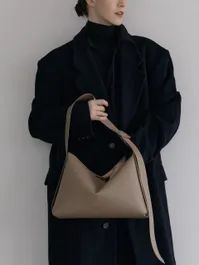 Log Zip Bag - Artificial Leather_ 3 Colors | W Concept (US)
