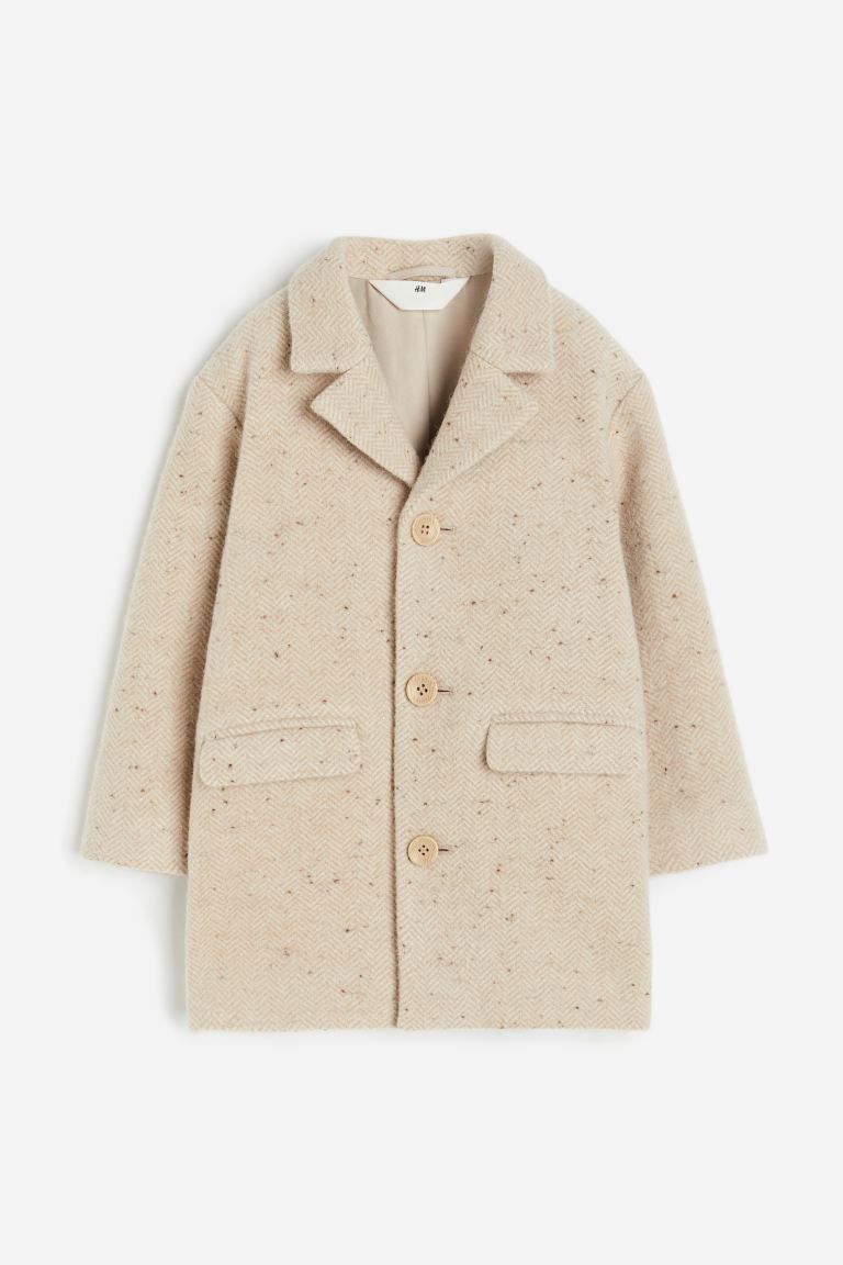 Wool-blend Felted Coat | H&M (US + CA)