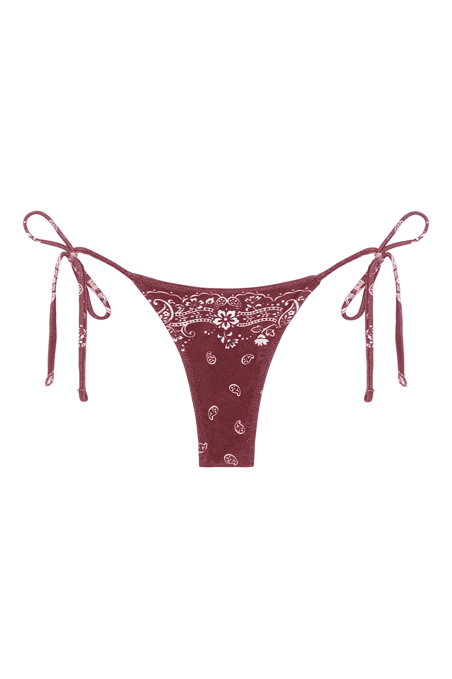 praia bottom in hibiscus bandana eco terry | Tropic of C