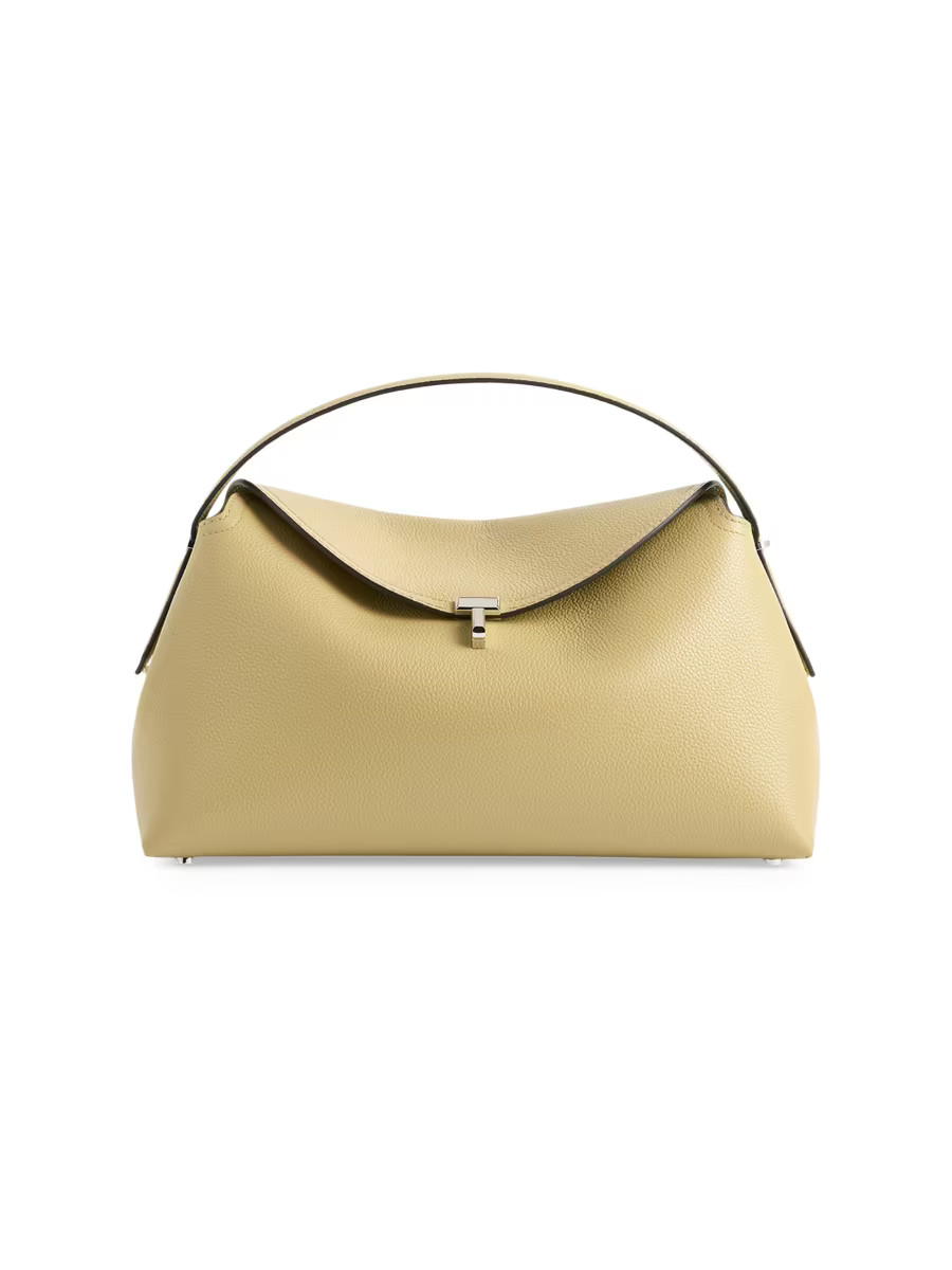 T-Lock Leather Top Handle Bag | Saks Fifth Avenue