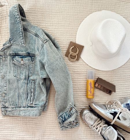Target finds! This denim jacket is a MUST(just $32!) & this $10 sun hat too! 

Everything linked here! 
Spring style. Spring trends. Smudge and water resistant makeup setting spray! 

#LTKstyletip #LTKunder50 #LTKSeasonal