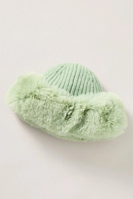 Faux Fur Knit Cloche Hat | Anthropologie (US)