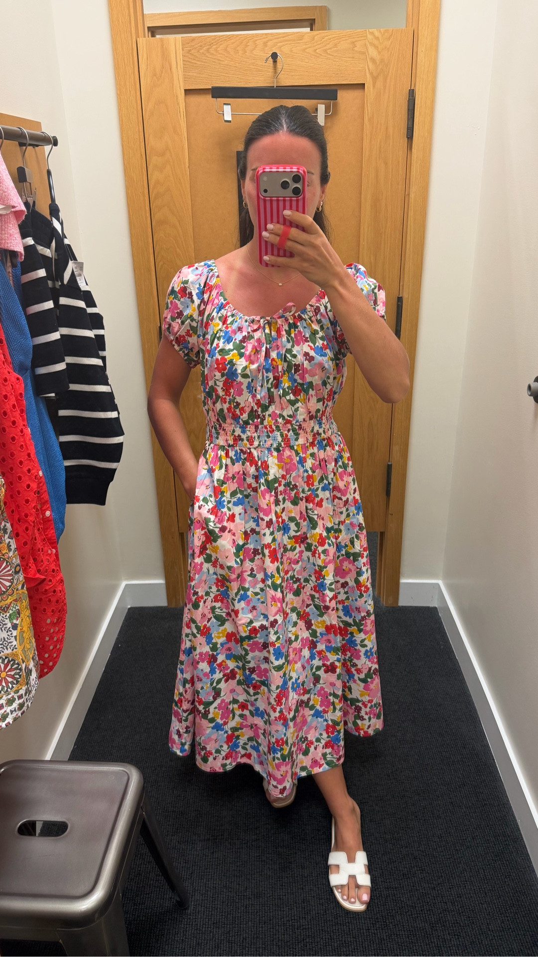 this is the perfect print for spring, Easter, spring break and summer! it's also so comfortable and flattering, and perfectly true to size. I love the midi length (I'm 5'4) and think this is also great for teachers. go with your true size!

#LTKSeasonal #LTKSpringSale #LTKootd