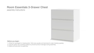 3 Drawer Modular Chest White - Room Essentials™ | Target