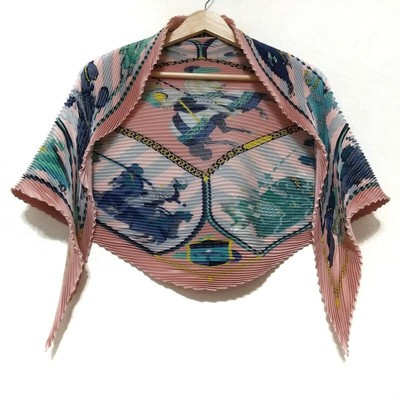 Auth HERMES Caleprice - Pink Navy Multi Scarf  | eBay | eBay US